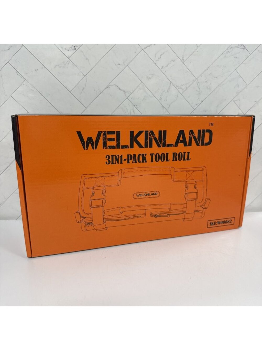 Welkinland 3-in-1 Tool Roll Bag W00082 – Heavy Duty Tool Organizer – new